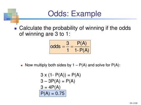 how to find odds from probability|How to Calculate Odds: 11 Steps (with Pictures) .